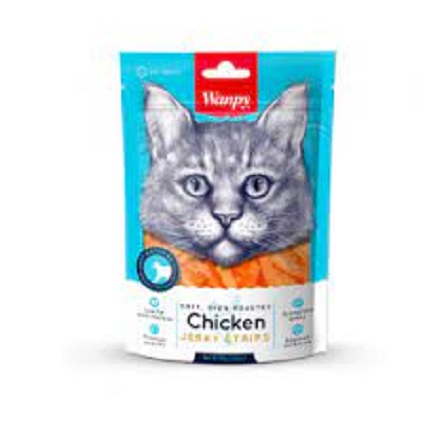 Wanpy Soft Chicken Jerky Strips (For Cats)