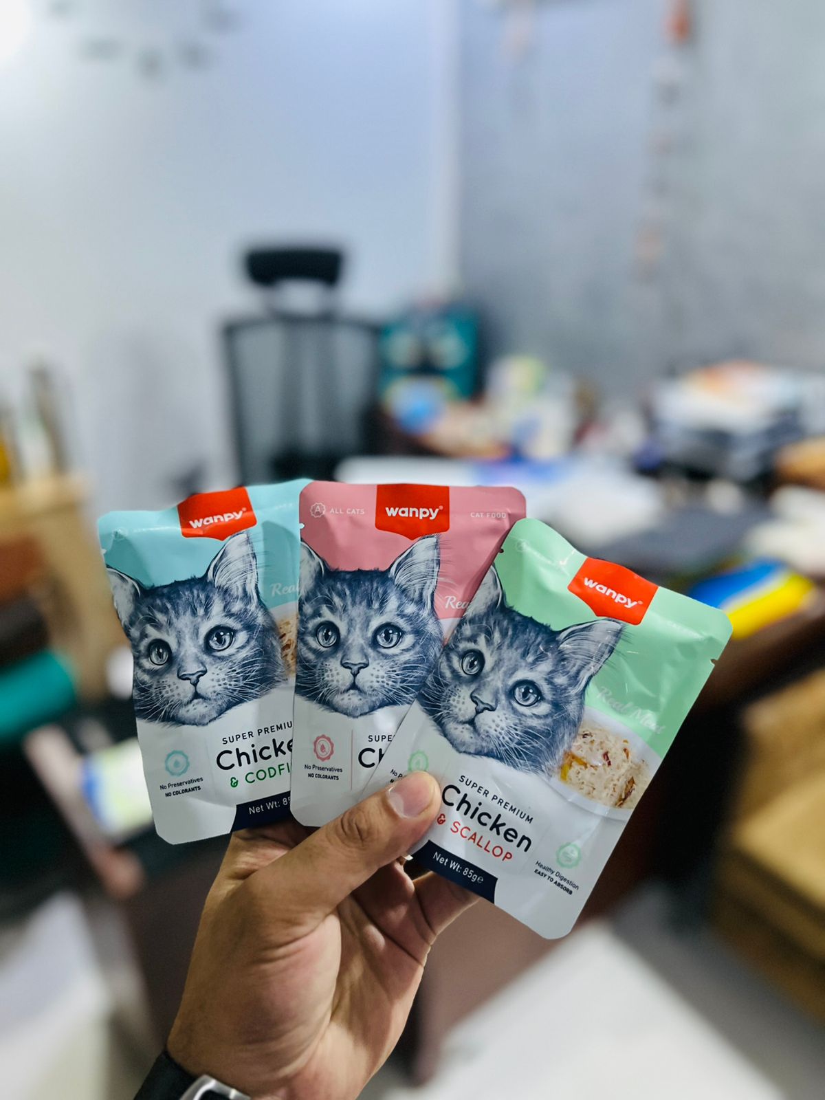 wanpy Super Premium cat food 85g jelly