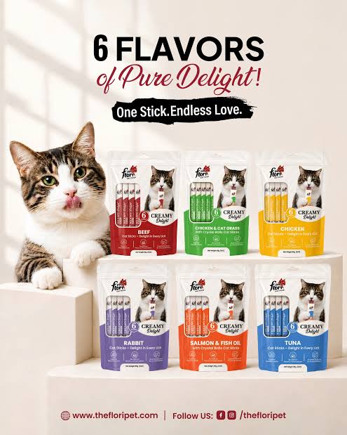 Flori Pet creamy cat treat