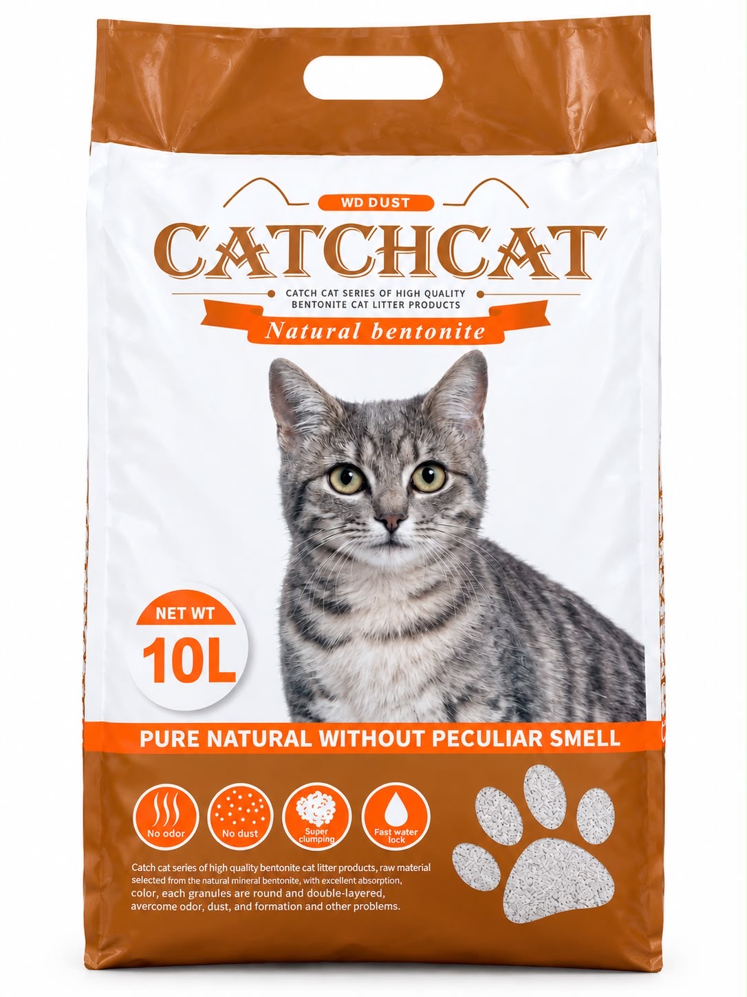 Catchcat natural Bentonite cat litter