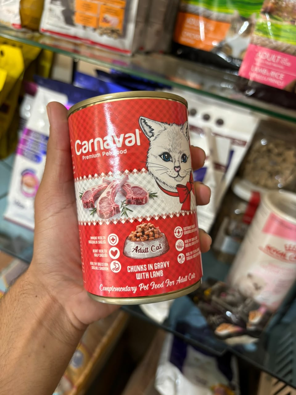 Carnaval Adult Wet Cat Food- Chunks in Gravy for Adult